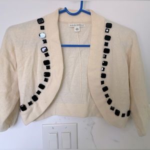 Wool - Cashmere blend Shrug / bolero